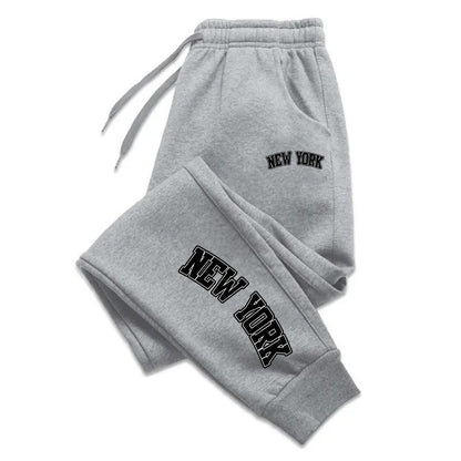 Letter Printed Straight Sweatpants