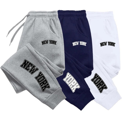 Letter Printed Straight Sweatpants