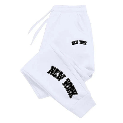 Letter Printed Straight Sweatpants