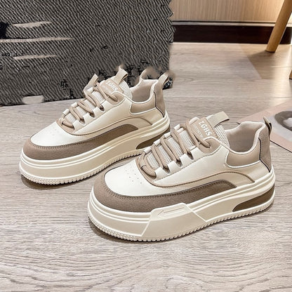 Sports & Leisure White Platform Sneakers